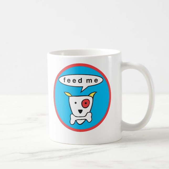 "Alimentez-moi" la tasse de chien (Droite)