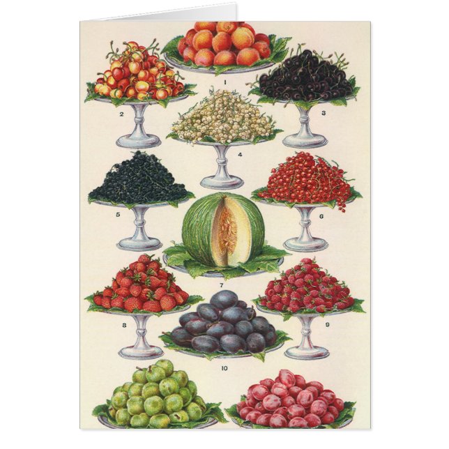 Aliments Anciens Fruits Assortis sur Plateaux pour (Devant)