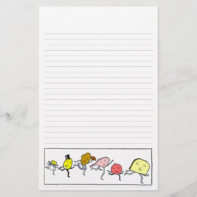 Aliments Cuisine Vintage Articles de papeterie (Devant)