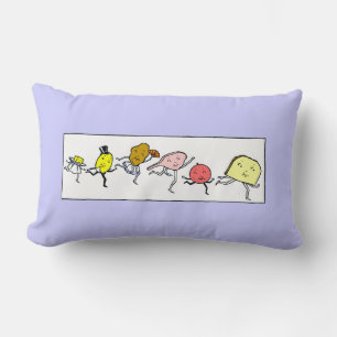 Aliments favoris Vintage Art Coussin