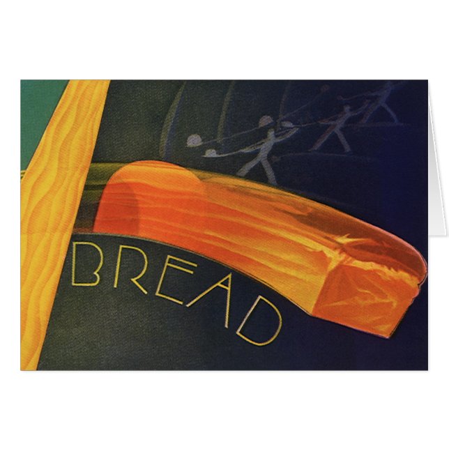 Aliments sains vintage, pain complet de blé (Devant horizontal)