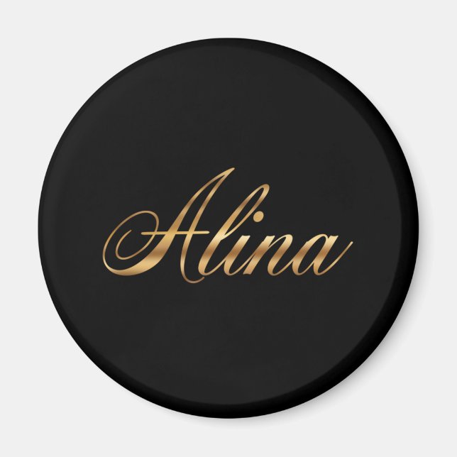 Alina or Design Magnet de lettres (Devant)
