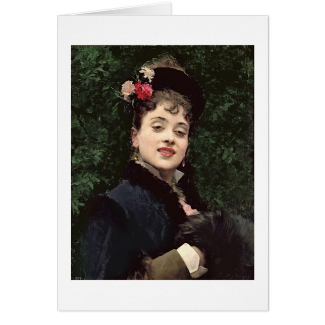 Aline Masson, le modèle de l'artiste (huile sur le (Devant)