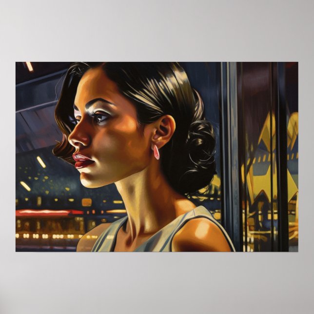 Aline s'élance sur une affiche sulfureuse Miami ni (Devant)