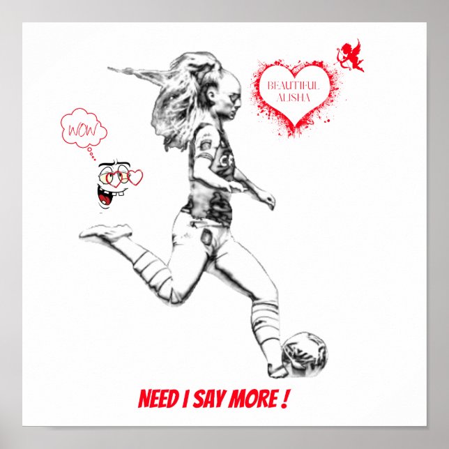 ALISHA LEHMANN POSTER / DÉCORATION MUR (Devant)