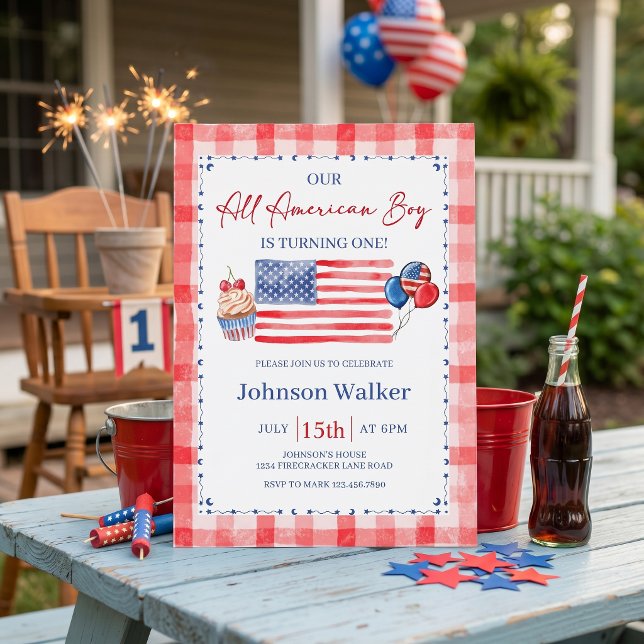 All American Birthday Invitation (Créateur téléchargé)