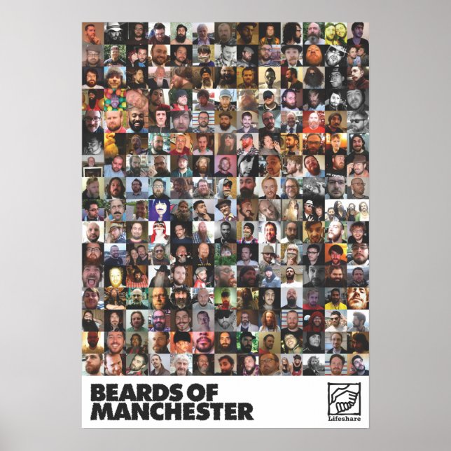 All Beards Poster - A2 format (Devant)