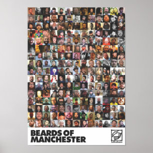 All Beards poster - A3 format