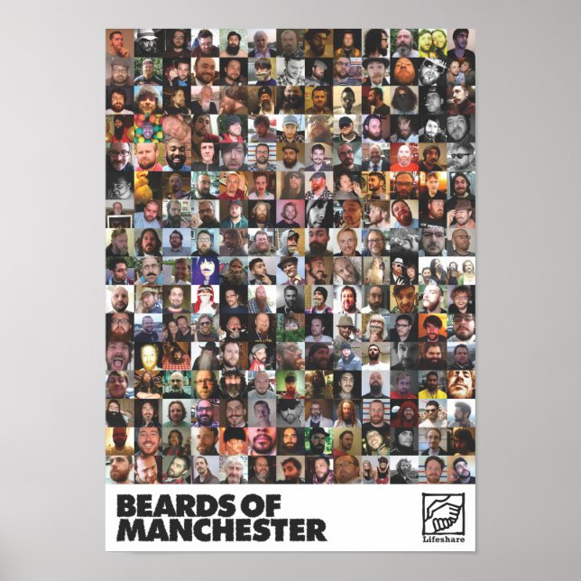 All Beards poster - A3 format (Devant)