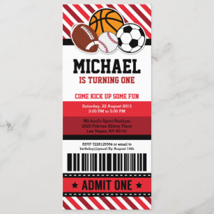 Invitations Faire Part Cartes Anniversaire Rugby Zazzle Fr