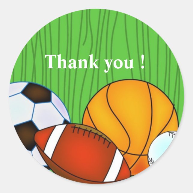 All star Sports - Autocollants ronds - PMP (Devant)