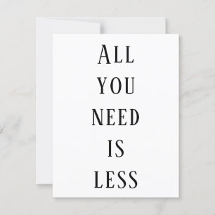 All you need