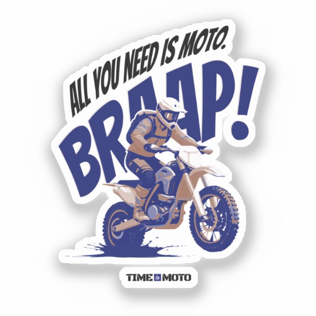 All You Need Is Moto Sticker (Recto)