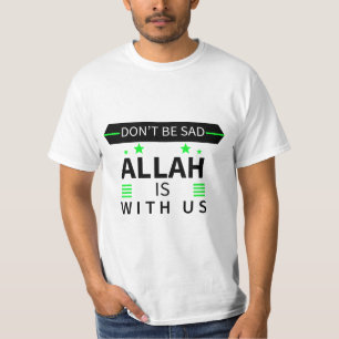 Allah est avec nous Musulman Homme T-shirt Cadeau