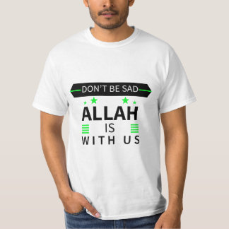 Allah est avec nous Musulman Homme T-shirt Cadeau