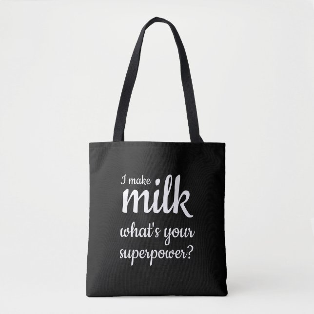 Allaitement je fais du lait superpower Sac fourre- (Devant)