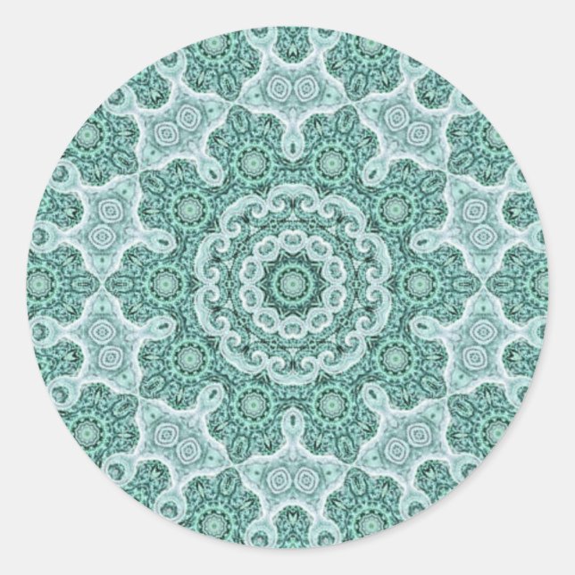 alléchant en autocollant turquoise (Devant)