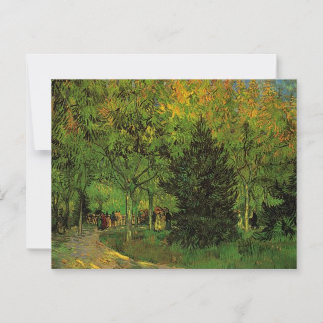 Allée dans le jardin public, Arles par Vincent van (Devant)
