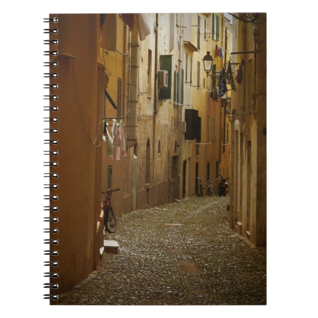Allée foncée carnet à Naples, Italie (Devant)