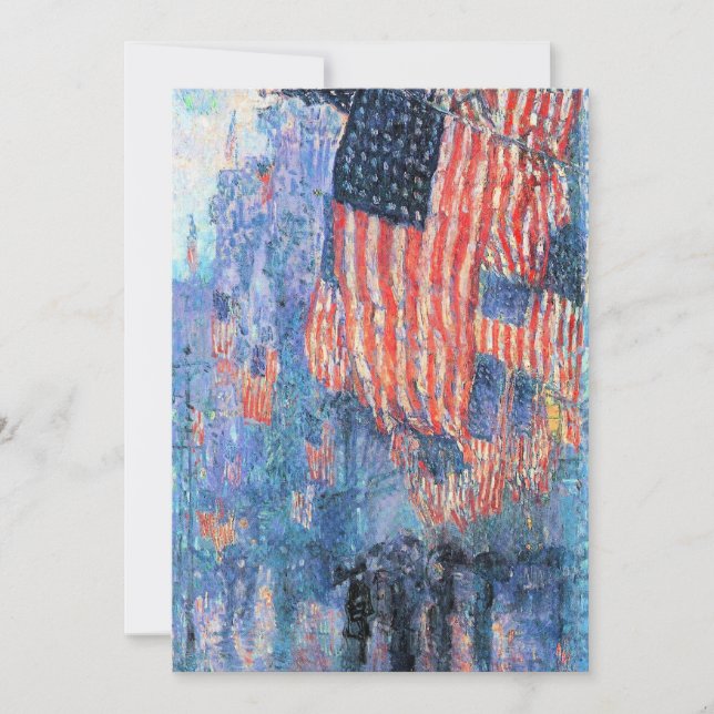 Allée sous la pluie de Frederick Childe Hassam (Devant)