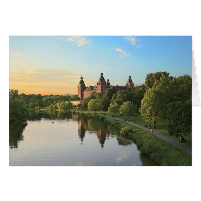 Allemagne, Aschaffenburg, Schloss (château) (Devant horizontal)