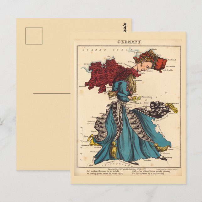 Allemagne Cartes photos Carte postale Vintage (Devant / Derrière)