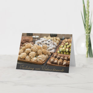 Allemagne Joyeux Noël invitation Marché de Noël