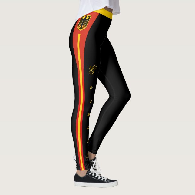 Allemagne leggings de mode, patriotique, drapeau a (Droite)