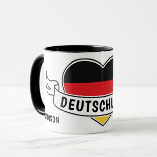 Allemagne Love nom personnalisé tasses