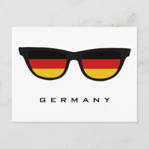 Allemagne Shades texte personnalisé et carte posta