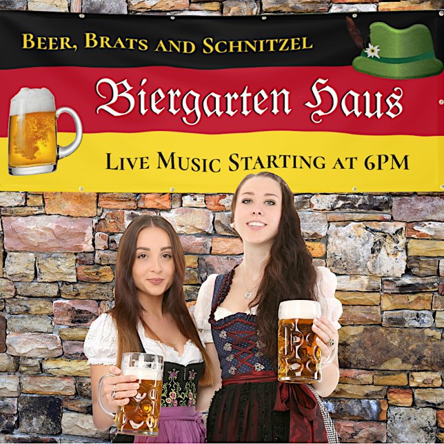 Allemand Biergarten 3 Bannière promotionnelle d'en (Créateur téléchargé)