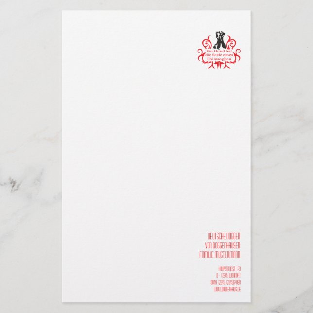 Allemand : Chien (Devant)