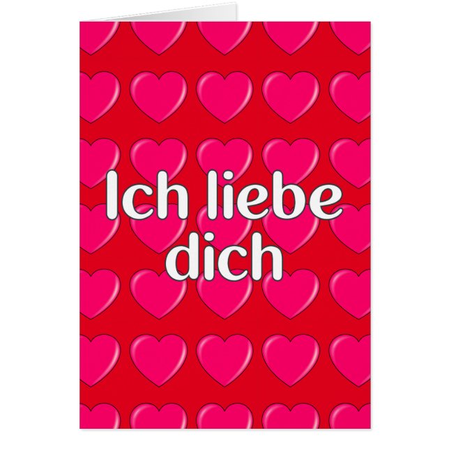 Allemand - Je vous aime (Devant)
