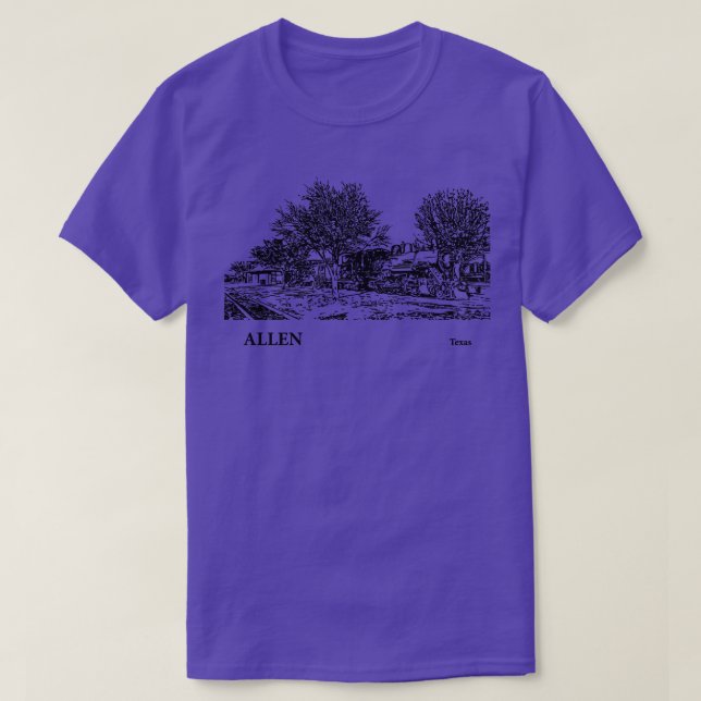 Allen Texas TShirt 3 (Design devant)