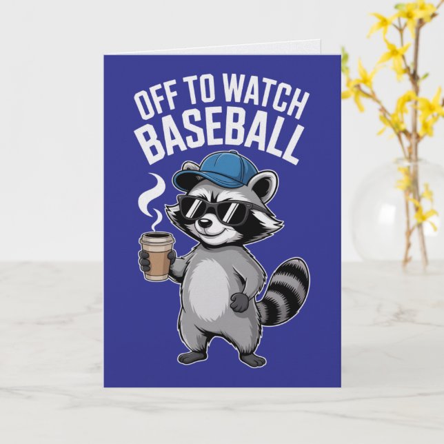 Aller à la carte de Raton laveur de baseball (Fleur jaune)