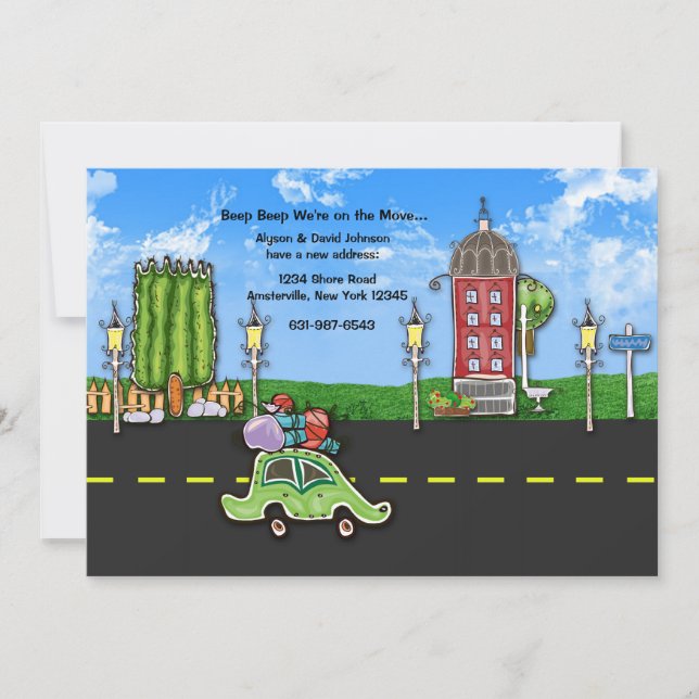 Aller - Déplacement de la Faire-part (Devant)