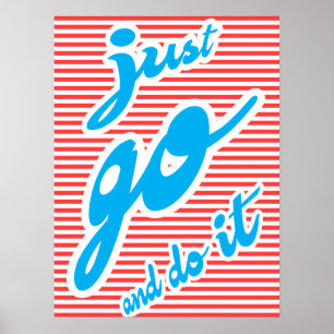 Aller Et Le Faire, affiche de typographie