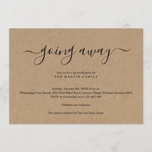 Aller loin invitation Papier d'emballage