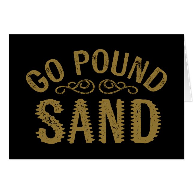 Aller Pound Sand (Devant horizontal)
