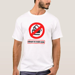 Allergie au T-shirt Cartes de Crédit