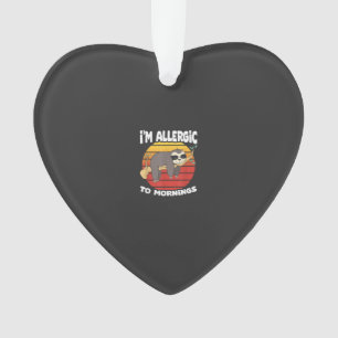 Allergique aux matinées paresseux animal amateur d