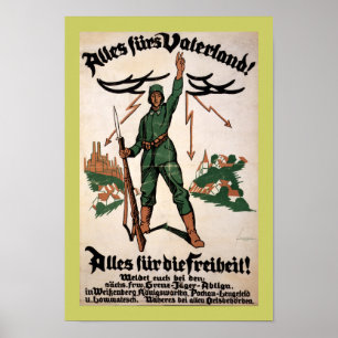 Alles Furs Vaterland WWI Poster (border)