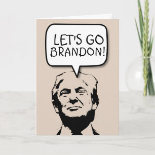ALLEZ BRANDON ! CARTES D'ANNIVERSAIRE ANTI-BIDEN