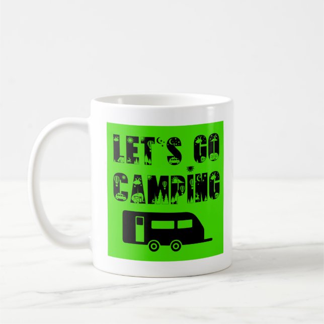 Allez Camping - Travel Trailer Coffee Mug (Gauche)