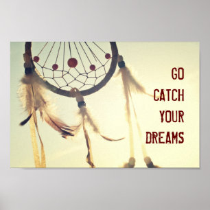 ALLEZ CAPTER VOS RÊVES Dreamcatcher Poster