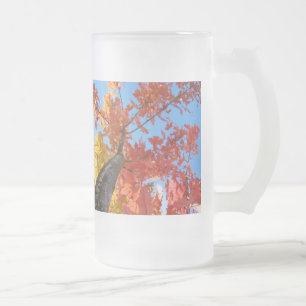 Allez dehors et jouez ! Mugs en verre feuilles d'a