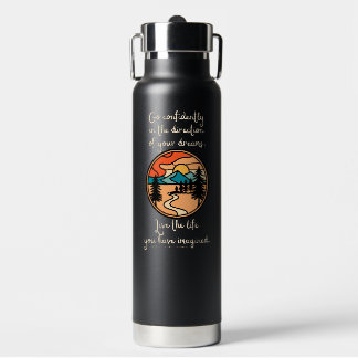 Allez en toute confiance bouteille d'eau