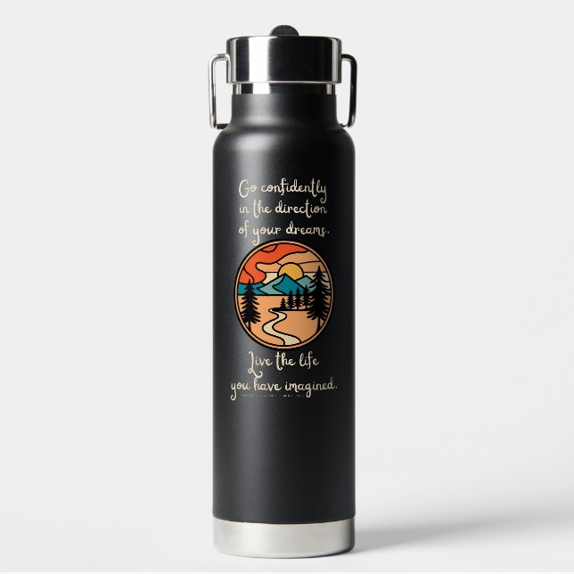 Allez en toute confiance bouteille d'eau (Salle de sport)