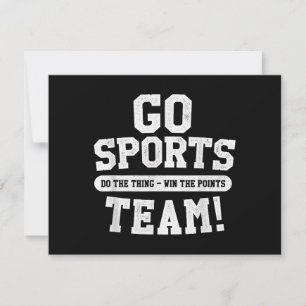 Allez l'équipe sportive ! Sports amusants