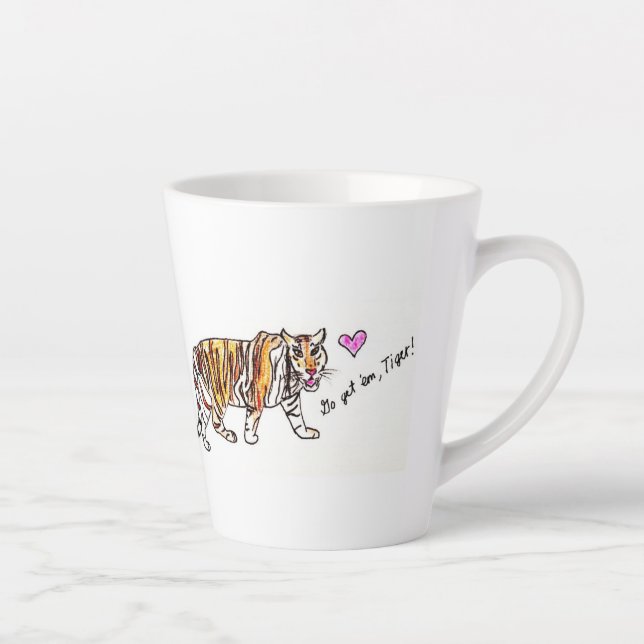 Allez les attraper, mug tigre (Droite)